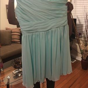 One Shoulder Chiffon Bridesmaid/Cocktail Dress